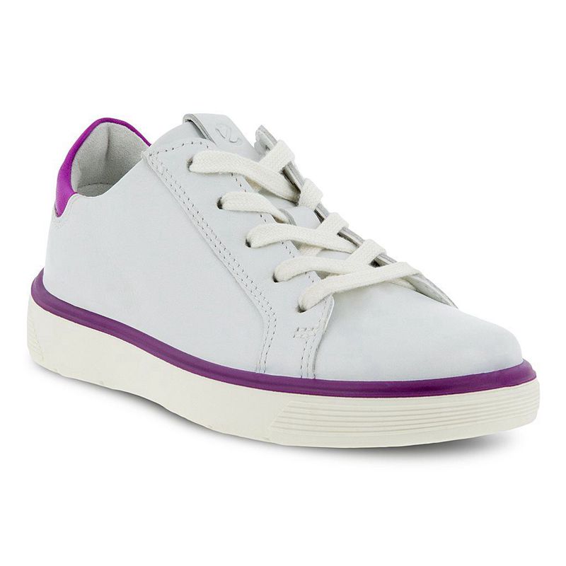 Kids Ecco Street Tray K - Sneakers White - India LUNIJK091